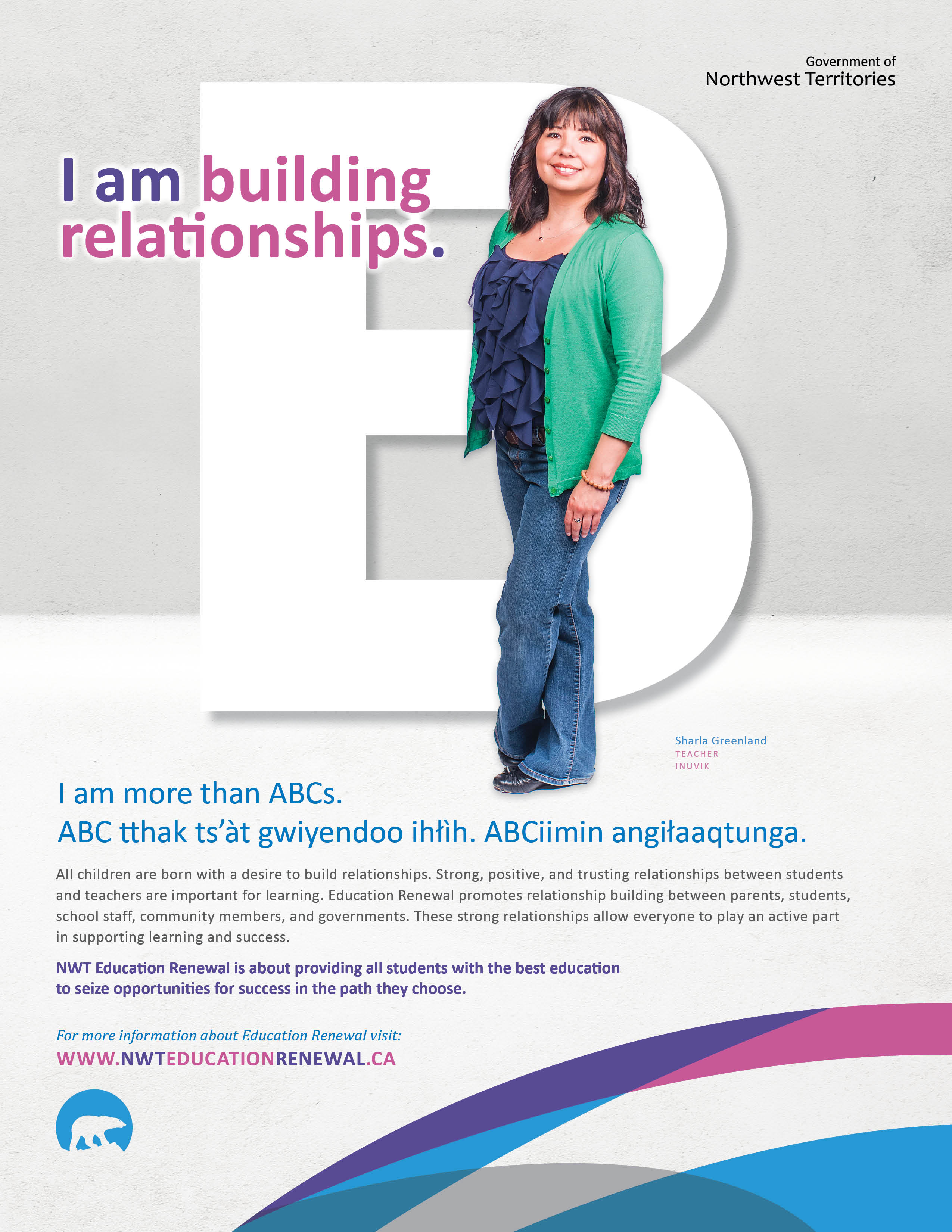 ABC Campaign - Building relationships poster