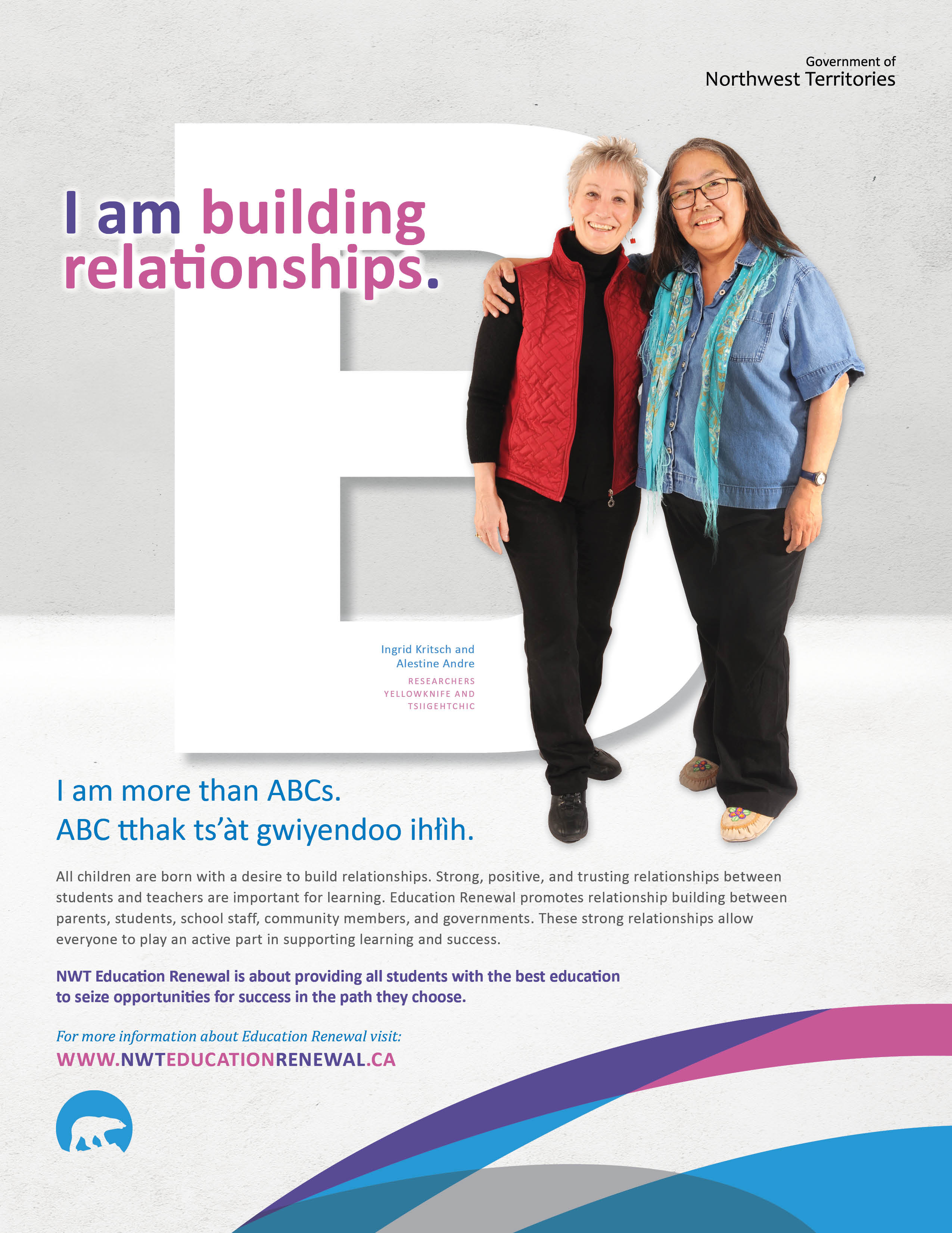 ABC Campaign - Building relationships poster