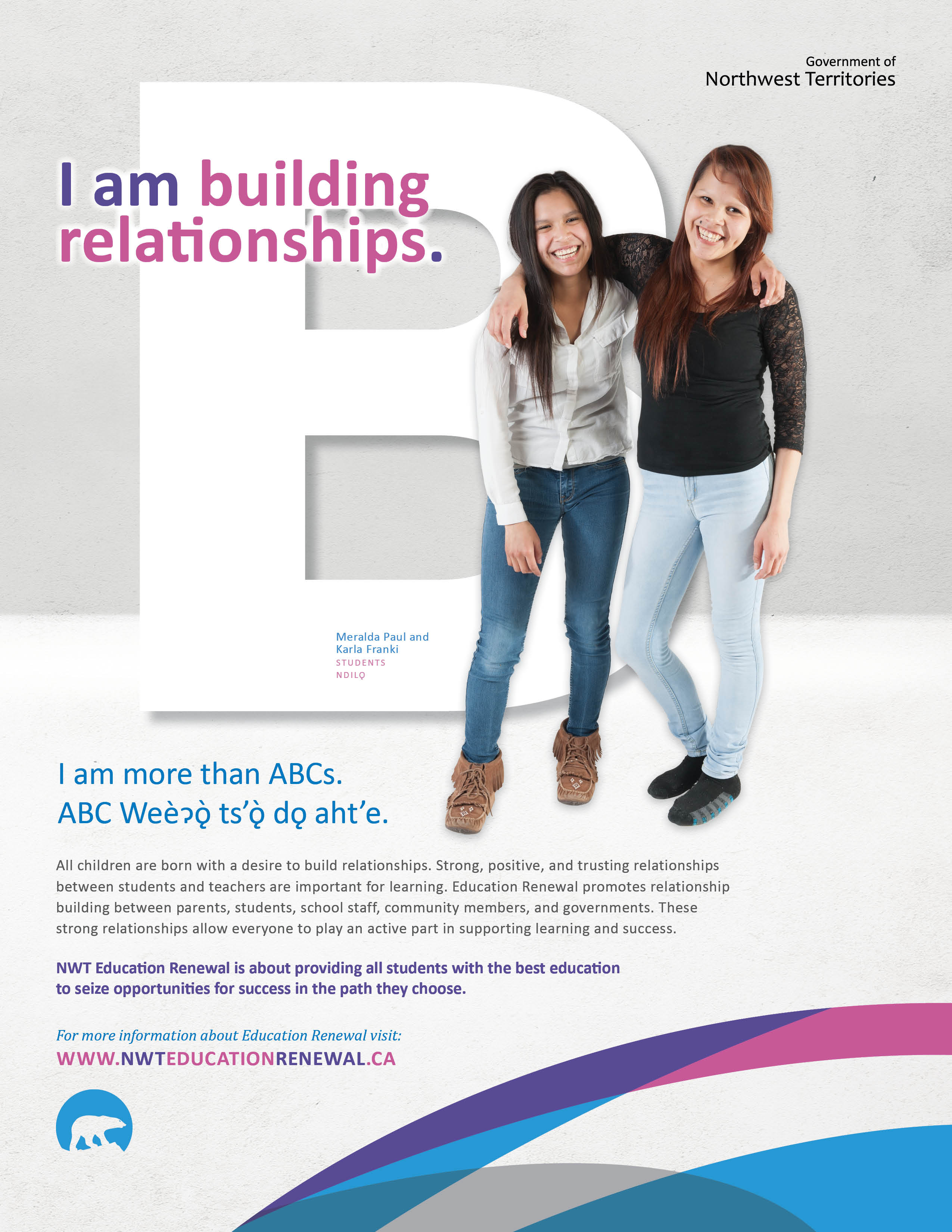 ABC Campaign - Building relationships poster