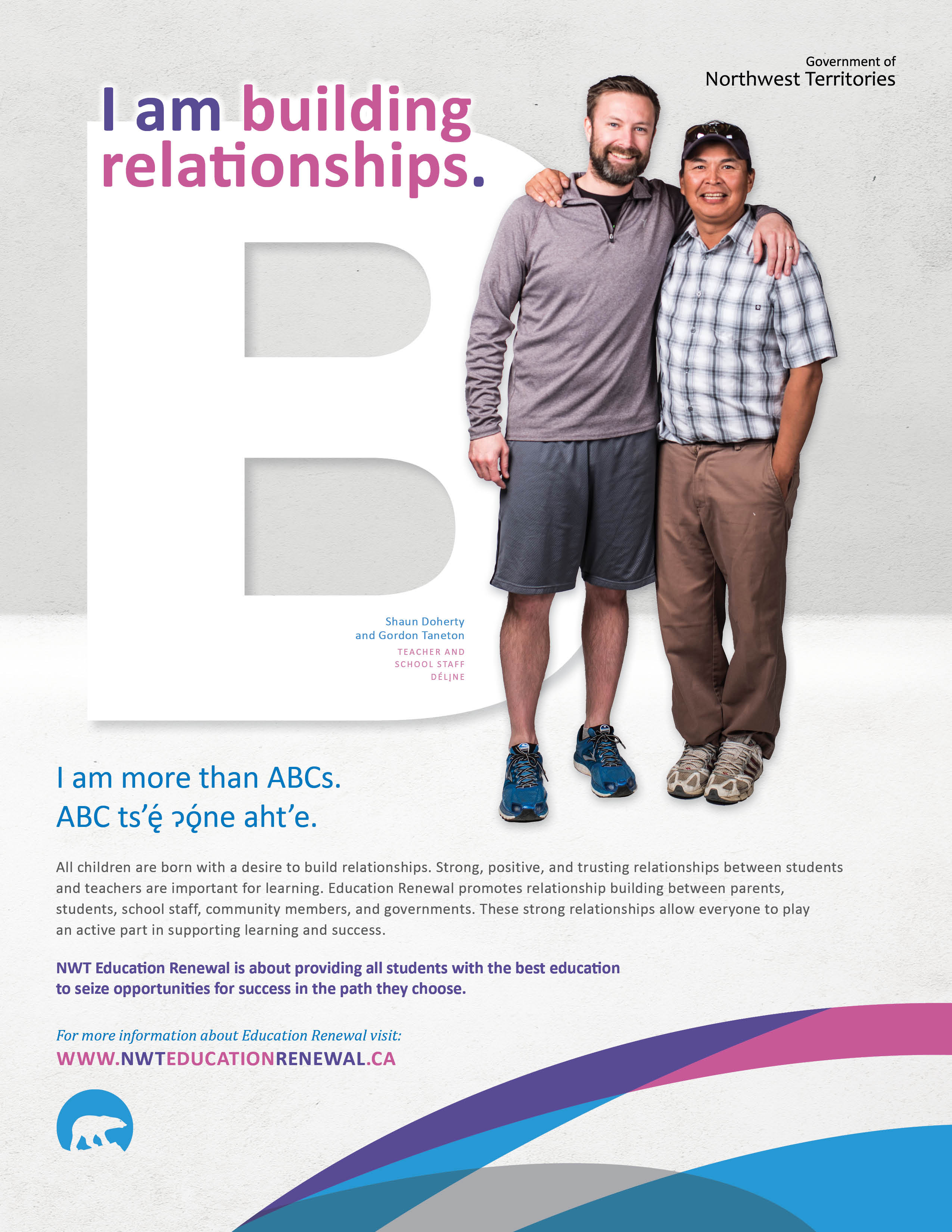 ABC Campaign - Building relationships poster
